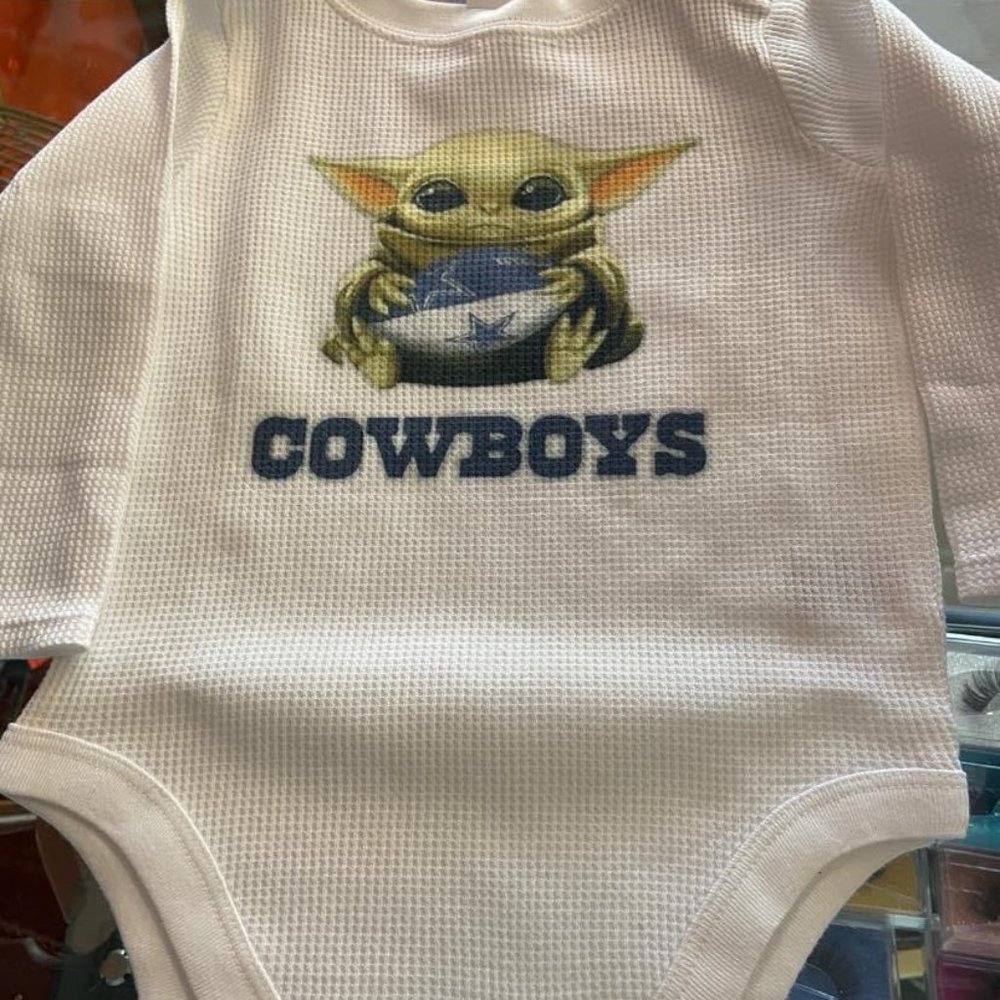 Baby Yoda Cowboy Onsies